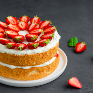 Strawberry Cream Cake