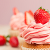 Strawberry Cream Cupcake
